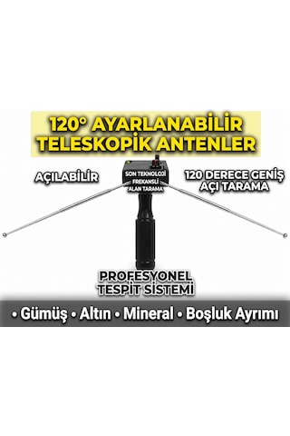 Frekanslı Alan Tarama Cihazı Son Teknoloji Siyah