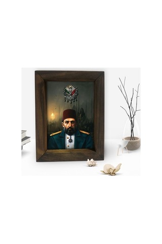 Bk Gift Sultan Iı Abdülhamid Han Tasarımlı Dekoratif Doğal Masif (500610799)