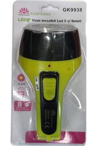 Gold Gk-9938-S 5W Led Şarjlı El Feneri Uzun Mesafeli