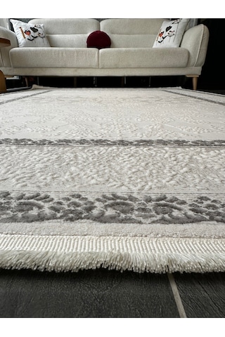 Electra Halı Salon, Oturma, Yatak Odası Halısı Desen Kodu 79448-095 Krem-gri