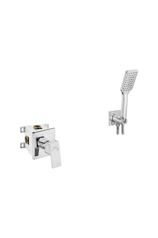 Eca Tiera Ankastre Gömme Duş Bataryası Seti Tüm Parçalar Dahil Krom