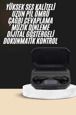 Kulak İçi Bluetooth Kulaklık Rgb Işıklı Çift Mikrofonlu İos/android Uyumlu Bt 5.2 Yeni Nesil 1