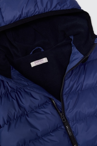 Panço Erkek Çocuk Saks Kapüşonlu Mont 2621bk21010 Mavi