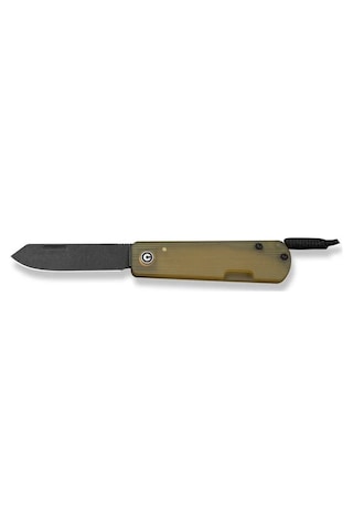 Civivi Slippy Sendy Milled Bead Blasted Yellow Ultem Handle Black Stonewashed Nitro-v Blade Kamp Çakı Sarı