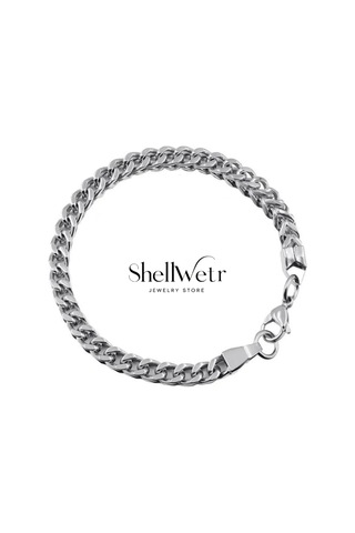 Silverline Gümüş Renk Kuş Gözü Bileklik Gri