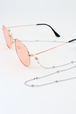 Çelik Gümüş Renk. Gözlük Zinciri. Özel Tasarım Steel. Gözlük Ipi. Gözlük Askısı. Unisex Gümüş