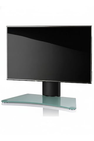 Ultımate Ms-b Masa Üzeri Askılı Tv Sehpası 32"-75" Uyumlu Cam Kumlu-alüminyum Siyah
