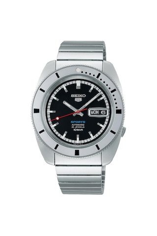 Seiko5 Sports Pepper Black 1968 Recreation Limitli Üretim Otomatik Erkek Kol Saati