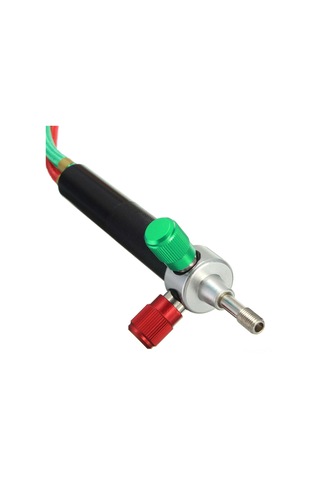 Yuntech01 Mini Mikro Oksijen Kaynak Torcu, 5 Değiştirilebilir Uçlu, 1.5m Esnek Hortum, 6000 F Isı, Çelik-gümüş-gerçek Altın-kauçuk Kaynaklama İçin