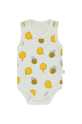 Civil Baby Bebek Çıtçıtlı Badi 1-18 Ay Ekru 14d20230123s1 Ekru