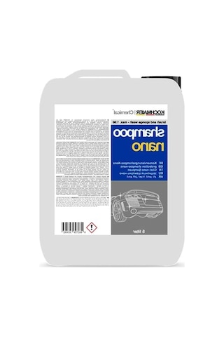 5 Litre Konsantre Nano Cilalı Oto Şampuanı, Ph Nötr Formül
