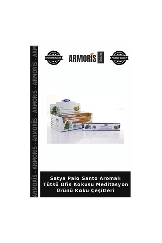 Satya Palo Santo Aromalı Tütsü Ofis Kokusu Meditasyon Ürünü Koku Çeşitleri