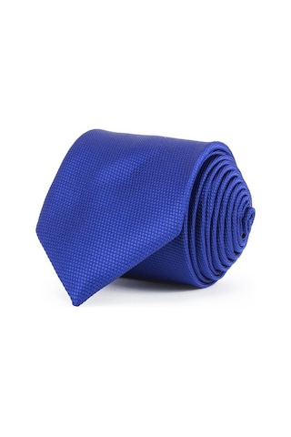 Tudors Klasik Mendilli Kendinden Desenli Erkek Kravat - Mavi (301542849) Mavi