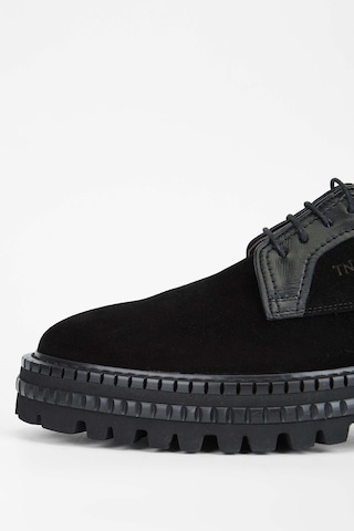 Tamer Tanca Erkek Hakiki Deri Casual Ayakkabı 537 3248 Erk Ayk Sk23/24 Sıyah Suet/ant Siyah