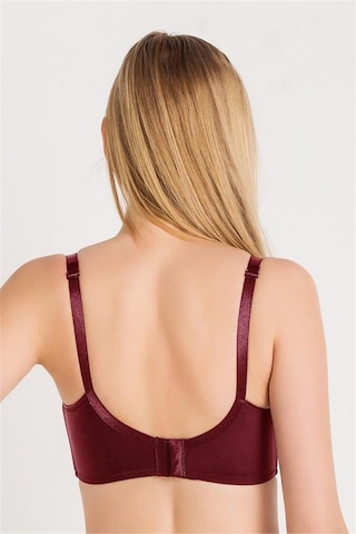 Magic Form 3983 Kadın Tül Detaylı Toparlayıcı Sütyen-bordo Bordo