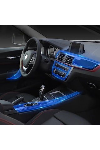 Novstrap Bmw 320 F30 2013-2018 İle Uyumlu Trim Koruyucu Film Seti Tpu Şeffaf Araç İçi Ppf Kaplama