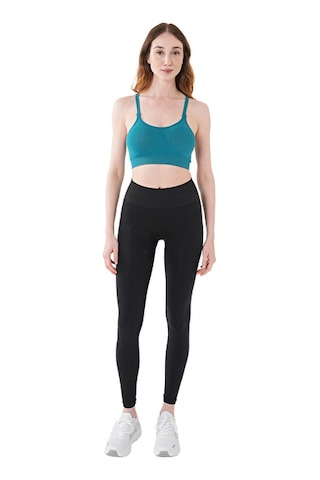 Musclecloth Nova Seamless Sırt Detaylı Bra Cool Blue