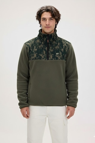 Bad Bear Erkek Polar Too Much Half Zıp 25.02.12.031 Yeşil