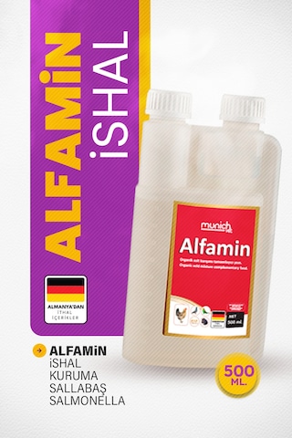 Alfamin Kuşlar Için Ishal Kuruma Sallabas Ürünü 500 Ml