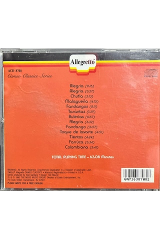 Müzik Cd Sidir - Plak Değildir Cd Flamenco An Hour Of Music Cd