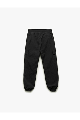 Koton Beli Lastikli Kargo Cepli Jogger Pantolon Lacivert 6wkb40010tw Lacivert