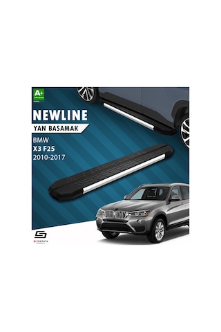 S-dizayn Bmw X3 F25 Newline Krom Yan Basamak 193 Cm 2010-2017