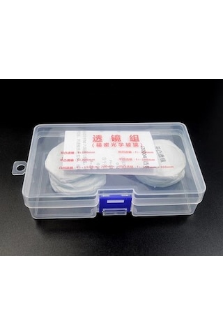 Cam Mercek Seti 6 Adet 50mm Çapında Kenarları Tıraşlı Saklama Kutusu İle