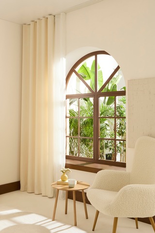 Kaşmir Home Holly Ada Fon Perde Krem 150x270 Cm Krem