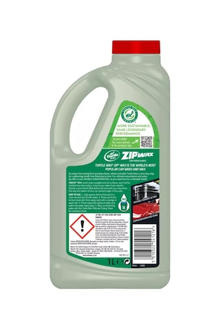 Turtle Wax New Zip Wax Cilalı Oto Yıkama Şampuanı 60 Yıkama 1 Lt