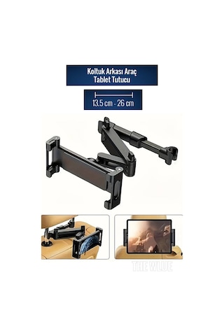 Araç İçi Akrobat Koltuk Arkası Tablet Ve Telefon Tutucu Stand Aya