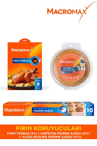 Fırın Koruyucuları Airfryer Ve Pişirme Kağıdı Seti