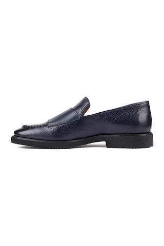 Shoetyle - Lacivert Deri Tokalı Erkek Klasik Ayakkabı 250-2750-864-lacivert