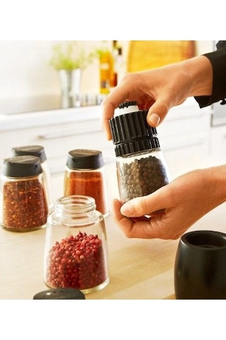 Ikea 365+ Ihärdıg Baharat Değirmeni 12,5 X 6 Cm 150 Ml Siyah Şeffaf Siyah - Şeffaf