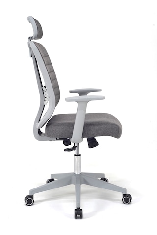 Zeon Büro Ofis Sistemleri // Comfort Plus Mood Gray Yönetici Koltuğu Ofis Çalışma Koltuğu Gri