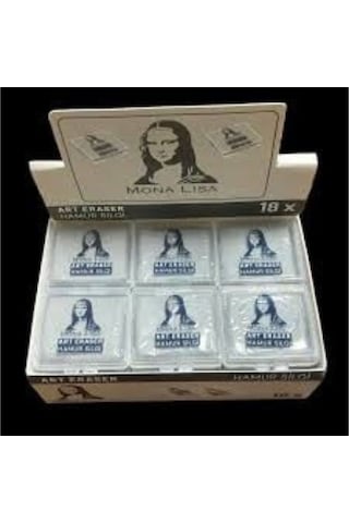 Mona Lisa Hamur Silgi Renkli Plastik Kutulu 18 Adet