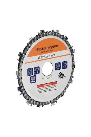 Singree 125mm 16 Diş Paslanmaz Çelik Ağaç Oyma Ve Kesme Diski - 5 İnç Avuç Taşlama İçin Çok Fonksiyonlu