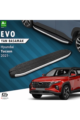 S-dizayn Hyundai Tucson 4 Evo Krom Yan Basamak 173 Cm 2021 Üzeri