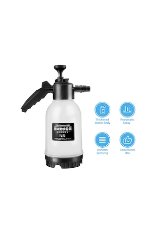 Yaleker Bahçe Ve Ev Bitkileri İçin 2000ml Çok Amaçlı Sprey Şişe - 2 Nozullu Bakır - Siyah