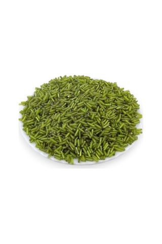 Zeytin Yeşili Boru Boncuk 80 Gr