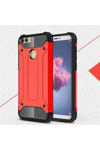 Huawei P Smart 2018 (FIG-LX1) - Kilif Darbe Önleyici Zirh Tank Kapak