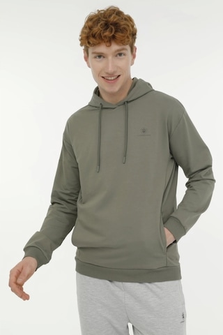 Lumberjack A10181320308010 4w Mb Sn73 Hoodıe 4pr Hakı Erkek Kapsonlu Sweatshırt Haki