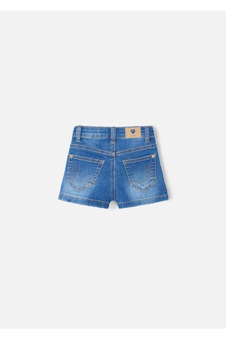 Kız Çocuk Denim Şort Koyu Mavi 236 Koyu Mavi