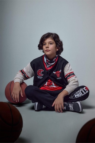 Defacto Nba Chıcago Bulls Bomber Hırka Erkek Çocuk G7617a826spbk81 Siyah-bk81