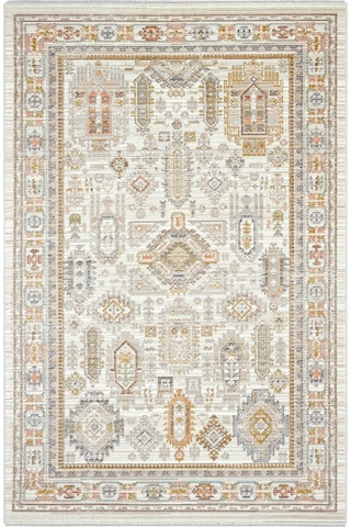 Cool Halı Zaraf Krem Halı Etnik Desen Bohem Ev Oda Halısı Modern Oturma Odası Salon İnce Yazlık Halı