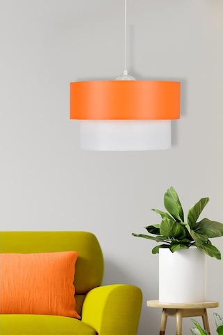 Melon Pasta Turuncu Beyaz Avize