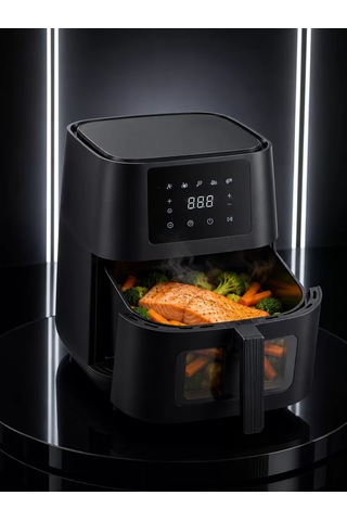 Dokunmatik Ekranlı Air Fryer Zindeliklı Yağsız Pişirme Cihazı Çr