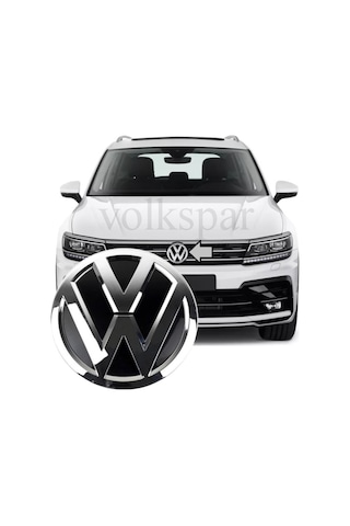 Tiguan 2016-2019 Model Arası Uyumlu Ön Panjur Izgarası Arması Amblemi Logosu