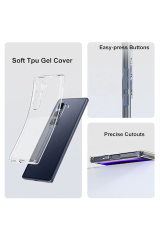 Adige Infinix Hot 60i Kılıf Silikon Şeffaf