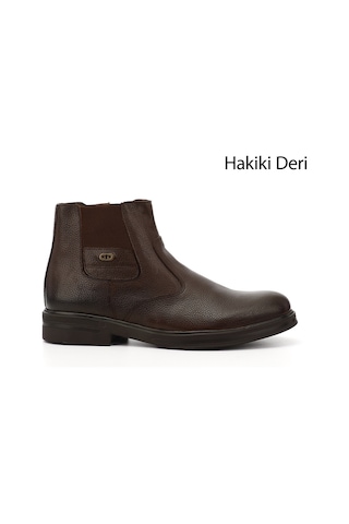 Gönderi(R) Gönderi R Erkek Kahve Floter Hakiki Deri Fermuarlı Bot Dkmb64901649