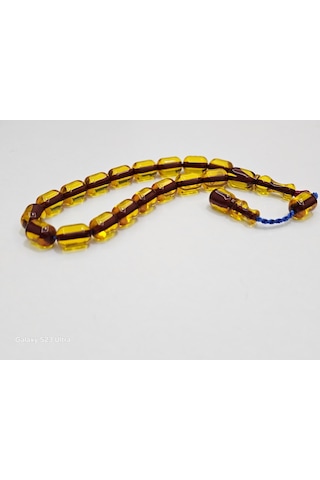 Zeyzun Usta Bilek Boy Efe Maskot Sıkma Kehribar Tespih 16x11 Mm K 43405579